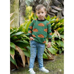 Sudadera PERROS NUBE VERDE