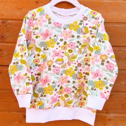 Sudadera pink FLOWERS 3-4 años